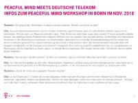 Peaceful Mind Workshop Dt Telekom3